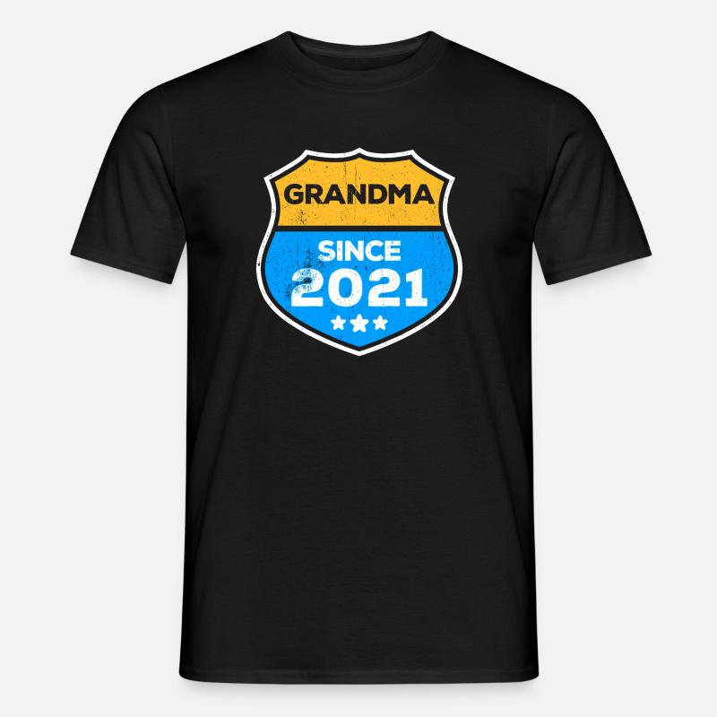 Großmutter Oma Statement Rentnerin Großmama - Männer T-Shirt - Schwarz