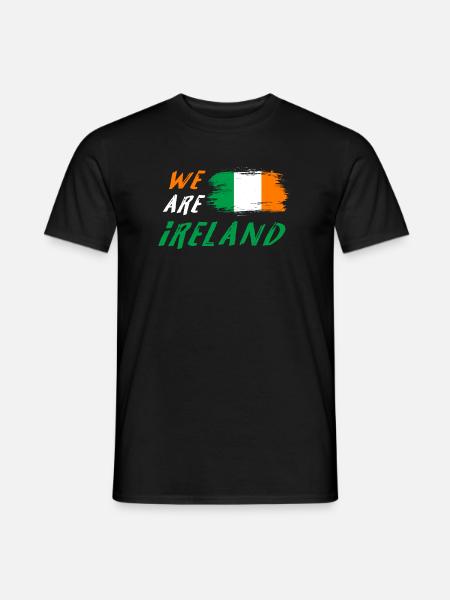 we are Ireland flags design - Men's T-Shirt - black