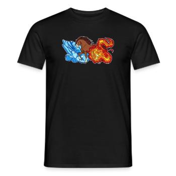Cool Icelandic Horses Gallop Stallion Horses Horse Fool - T-shirt homme - noir - Devant - AI Model Male 178 light (178cm)