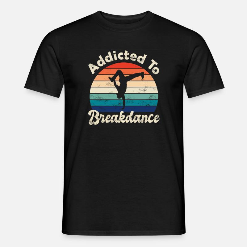 Breakdance - T-shirt uomo - nero