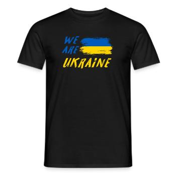 nous sommes l'Ukraine - T-shirt homme - noir - Devant - AI Model Male 178 light (178cm)