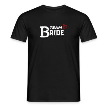 Braut Hochzeitsfeier - Männer T-Shirt - Schwarz - Vorne - AI Model Male 178 light (178cm)