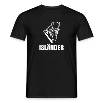 Isländer Pferde Islandpferde Spruch Pferdenarr - Männer T-Shirt - Schwarz - Vorne - AI Model Male 178 light (178cm)