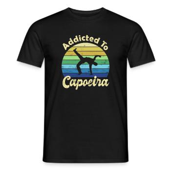 Capoeira - Men's T-Shirt - black - Front - AI Model Male 178 light (178cm)