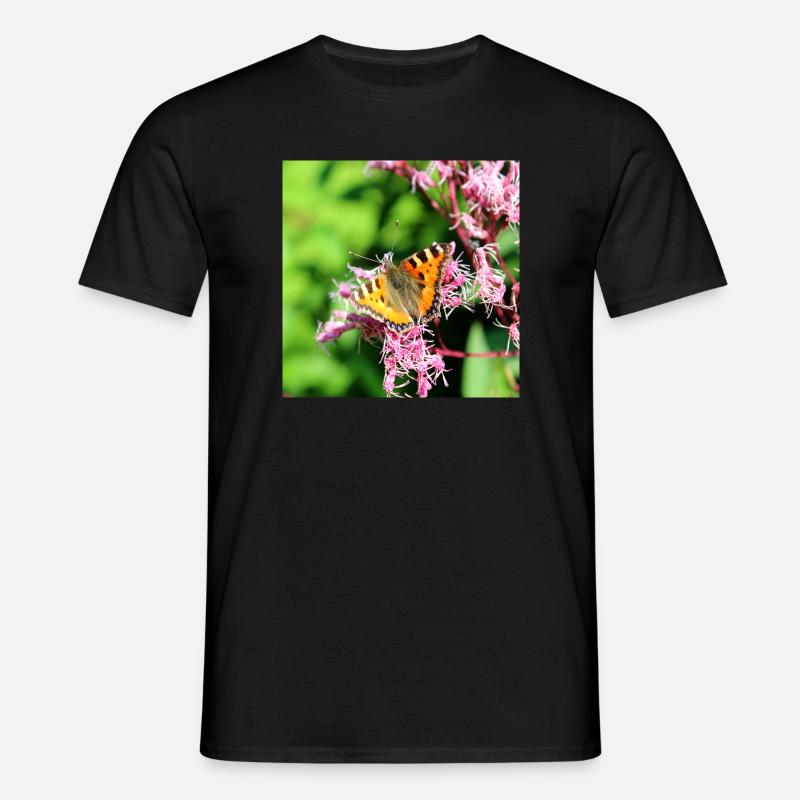 Schmetterlinge - Männer T-Shirt - Schwarz