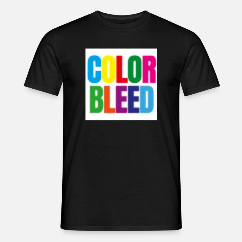 ColorBleed - Männer T-Shirt - Schwarz