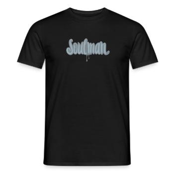 Soulmusic is love - Männer T-Shirt - Schwarz - Vorne - AI Model Male 178 light (178cm)