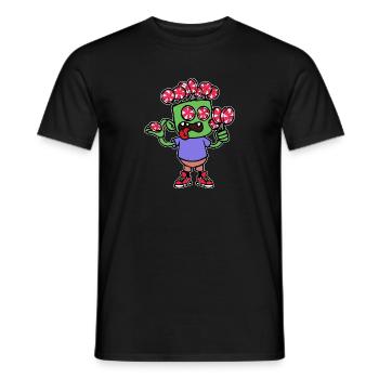 Naschkatzen Bonbon Lecker Süßigkeiten Nachspeise - Männer T-Shirt - Schwarz - Vorne - AI Model Male 178 light (178cm)