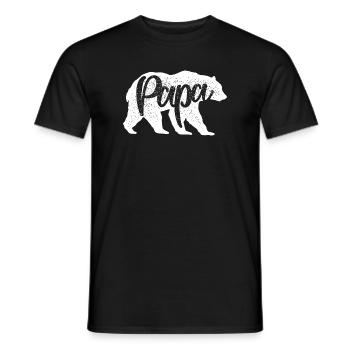 Wildcat Script Monochrome - T-shirt homme - noir - Devant - AI Model Male 178 light (178cm)