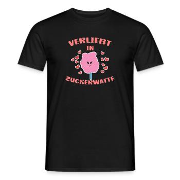 Süßigkeiten Bonbon Statement Zucker Naschkatze - Männer T-Shirt - Schwarz - Vorne - AI Model Male 178 light (178cm)