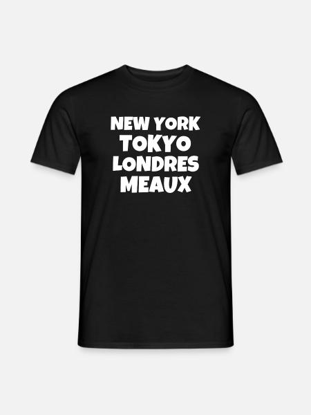 TOKYO, Meaux, travel, travel - Men's T-Shirt - black