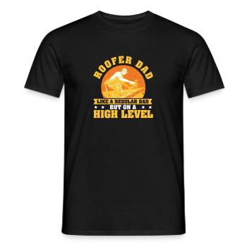 Roofer Dad Construction de toiture amusante pour - T-shirt homme - noir - Devant - AI Model Male 178 light (178cm)