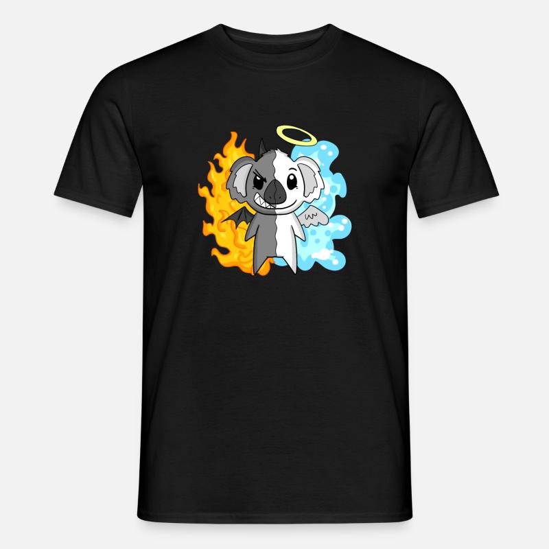 Koala - Anges et Diables - T-shirt homme - noir