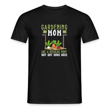 Gardening Mom Lustige Hacke Landschaftsgestaltung - Männer T-Shirt - Schwarz - Vorne - AI Model Male 178 light (178cm)