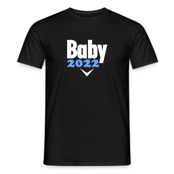 Bébé 2022 - Naissance Enceinte 2022 - T-shirt homme - noir - Devant - AI Model Male 178 light (178cm)