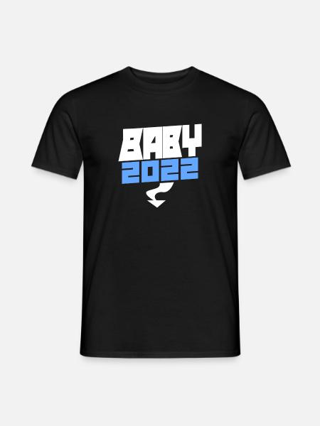 Bébé 2022 - Naissance Enceinte 2022 - T-shirt homme - noir