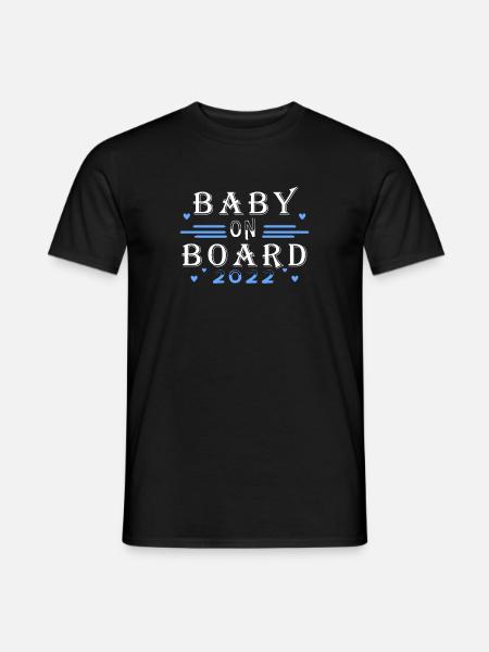 Bébé 2022 - Naissance Enceinte 2022 - T-shirt homme - noir