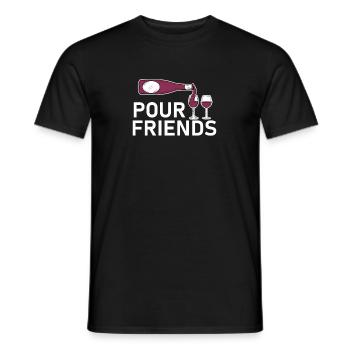 Funny Winemaking Winery For A Sarcastic Winemaker - Men's T-Shirt - black - Front - AI Model Male 178 light (178cm)