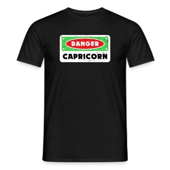Steinbock Cool Statement Tierkreis Horoskop Himmel - Männer T-Shirt - Schwarz - Vorne - AI Model Male 178 light (178cm)