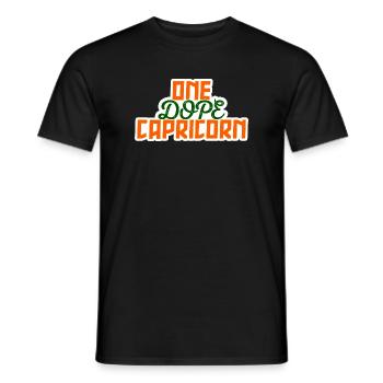 Horoskop Sternzeichen Steinbock Himmel Statement - Männer T-Shirt - Schwarz - Vorne - AI Model Male 178 light (178cm)