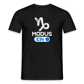 Tierkreis Steinbock Esoterik Statement Astronomie - Männer T-Shirt - Schwarz - Vorne - AI Model Male 178 light (178cm)