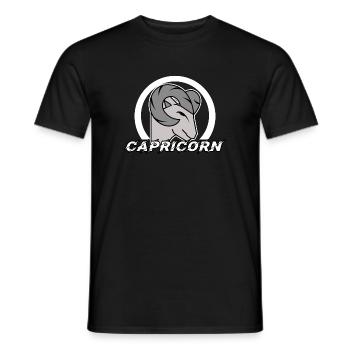 Horoskop Steinbock Tierkreiszeichen Astronomie - Männer T-Shirt - Schwarz - Vorne - AI Model Male 178 light (178cm)