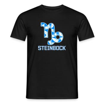 Tierkreiszeichen Spruch Steinbock Astronomie - Männer T-Shirt - Schwarz - Vorne - AI Model Male 178 light (178cm)