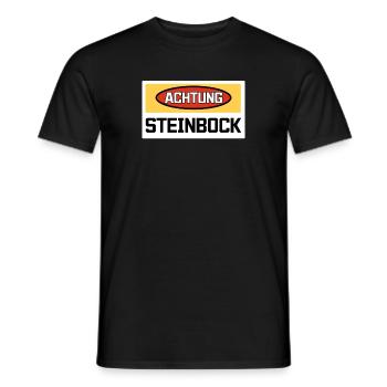 Steinbock Tierkreiszeichen Statement Astronomie - Männer T-Shirt - Schwarz - Vorne - AI Model Male 178 light (178cm)