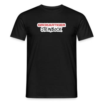 Steinbock Statement Tierkreiszeichen Esoterik - Männer T-Shirt - Schwarz - Vorne - AI Model Male 178 light (178cm)