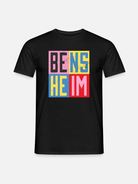Bensheim Cities Design - Men's T-Shirt - black