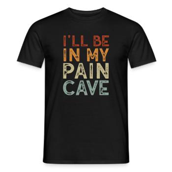 I'll Be In My Paincave Triathlon - Men's T-Shirt - black - Front - AI Model Male 178 light (178cm)