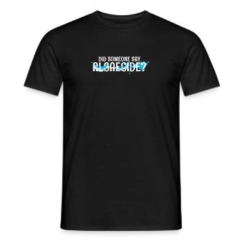 Quelqu'un a-t-il dit algicide ? Service drôle de - T-shirt homme - noir - Devant - AI Model Male 178 light (178cm)