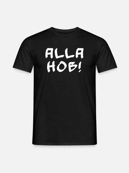 Alla Hopp Dialekt Spruch Pfälzer Mundart Region - Männer T-Shirt - Schwarz