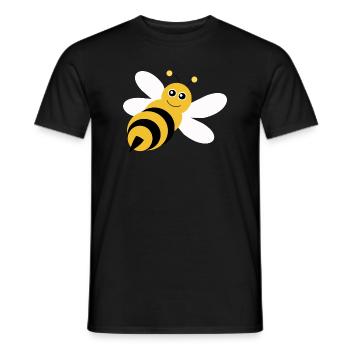 Bee Bee Beekeeper Gift Christmas - Men's T-Shirt - black - Front - AI Model Male 178 light (178cm)