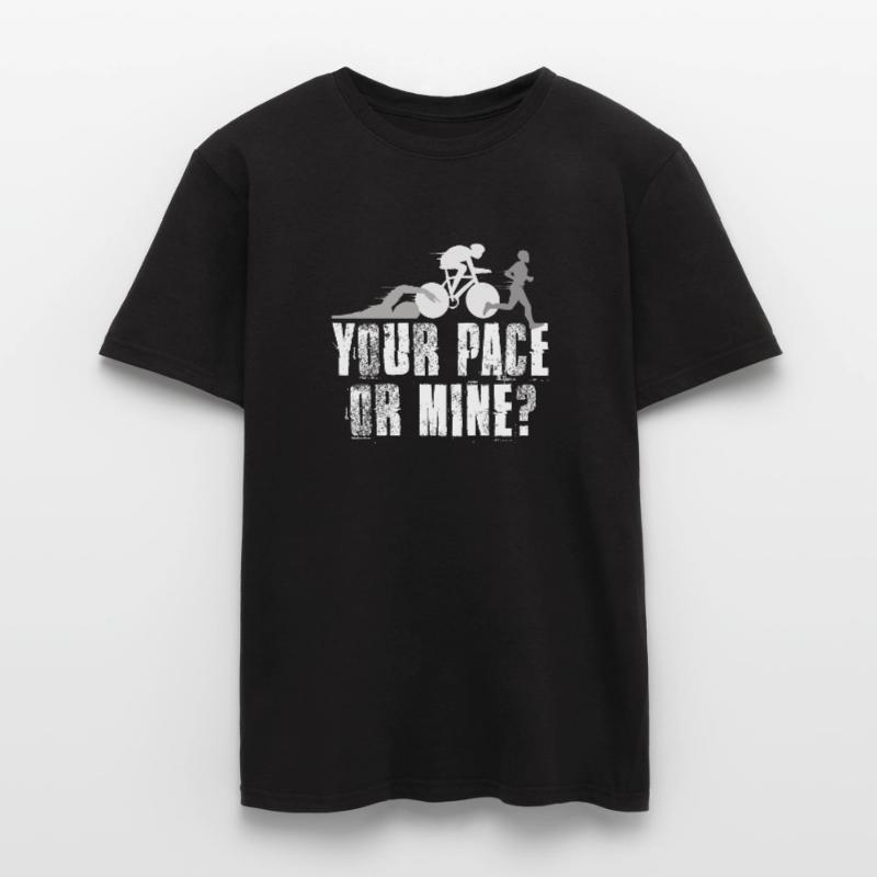 Dein Tempo Oder Meins Triathlon Männer T-Shirt