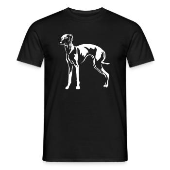 Italian wind chime - Men's T-Shirt - black - Front - AI Model Male 178 light (178cm)