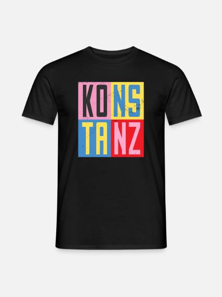 Constance cities design - Men's T-Shirt - black