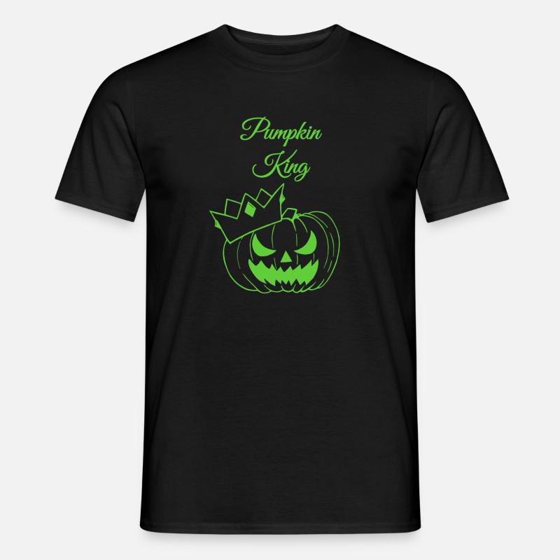 Pumpkin King - Männer T-Shirt - Schwarz