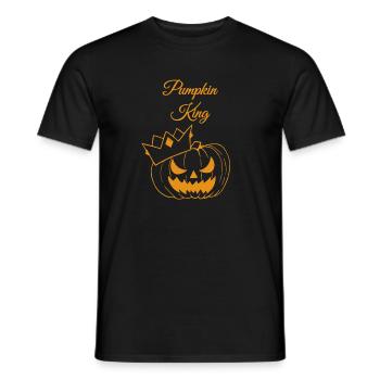 Roi citrouille - T-shirt homme - noir - Devant - AI Model Male 178 light (178cm)