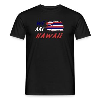 Nous sommes Hawaï - T-shirt homme - noir - Devant - AI Model Male 178 light (178cm)