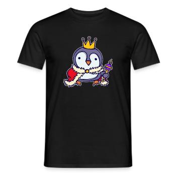 Cool Animal Penguin Oiseau Zoo Oiseau de mer - T-shirt homme - noir - Devant - AI Model Male 178 light (178cm)
