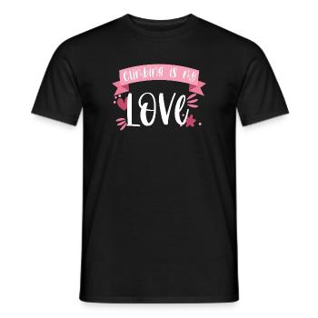 Klettern Bergsteigen Berge Liebe Geschenk - Männer T-Shirt - Schwarz - Vorne - AI Model Male 178 light (178cm)