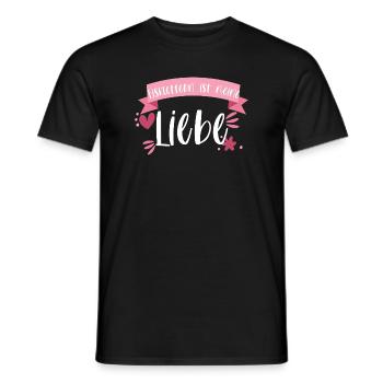 Klettern Eisklettern Wintersport Eis Geschenk - Männer T-Shirt - Schwarz - Vorne - AI Model Male 178 light (178cm)