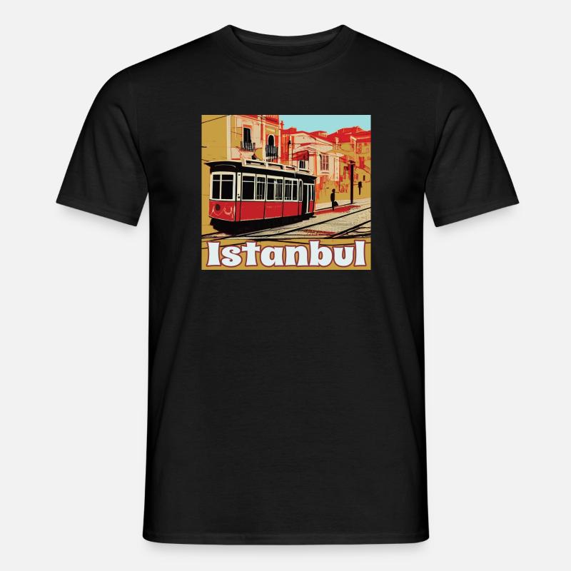 Istanbul - Männer T-Shirt - Schwarz