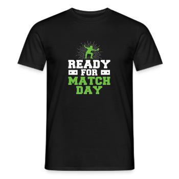 Lustiges Softball-Spiel für eine Baseball-Saison, - Männer T-Shirt - Schwarz - Vorne - AI Model Male 178 light (178cm)