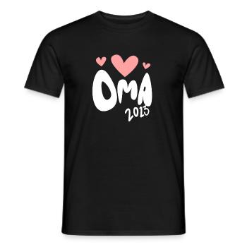 Oma 2023 - Werdende Oma 2023 - Männer T-Shirt - Schwarz - Vorne - AI Model Male 178 light (178cm)