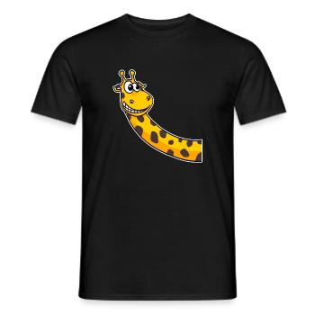 Girafes Girafe - T-shirt homme - noir - Devant - AI Model Male 178 light (178cm)