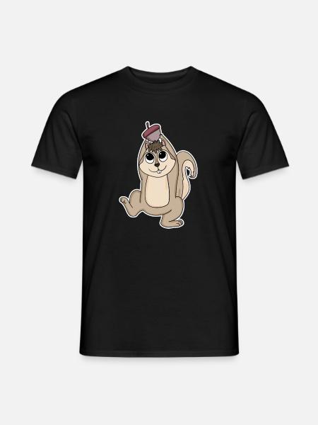 Squirrel - Men's T-Shirt - black