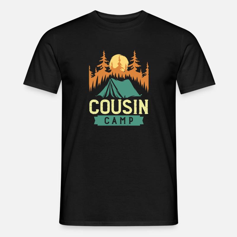 Cousin camp - Männer T-Shirt - Schwarz