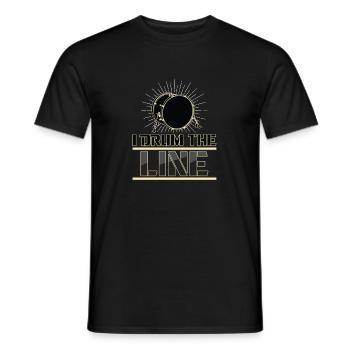 I Drum The Line Drumline Band Musicien - T-shirt homme - noir - Devant - AI Model Male 178 light (178cm)